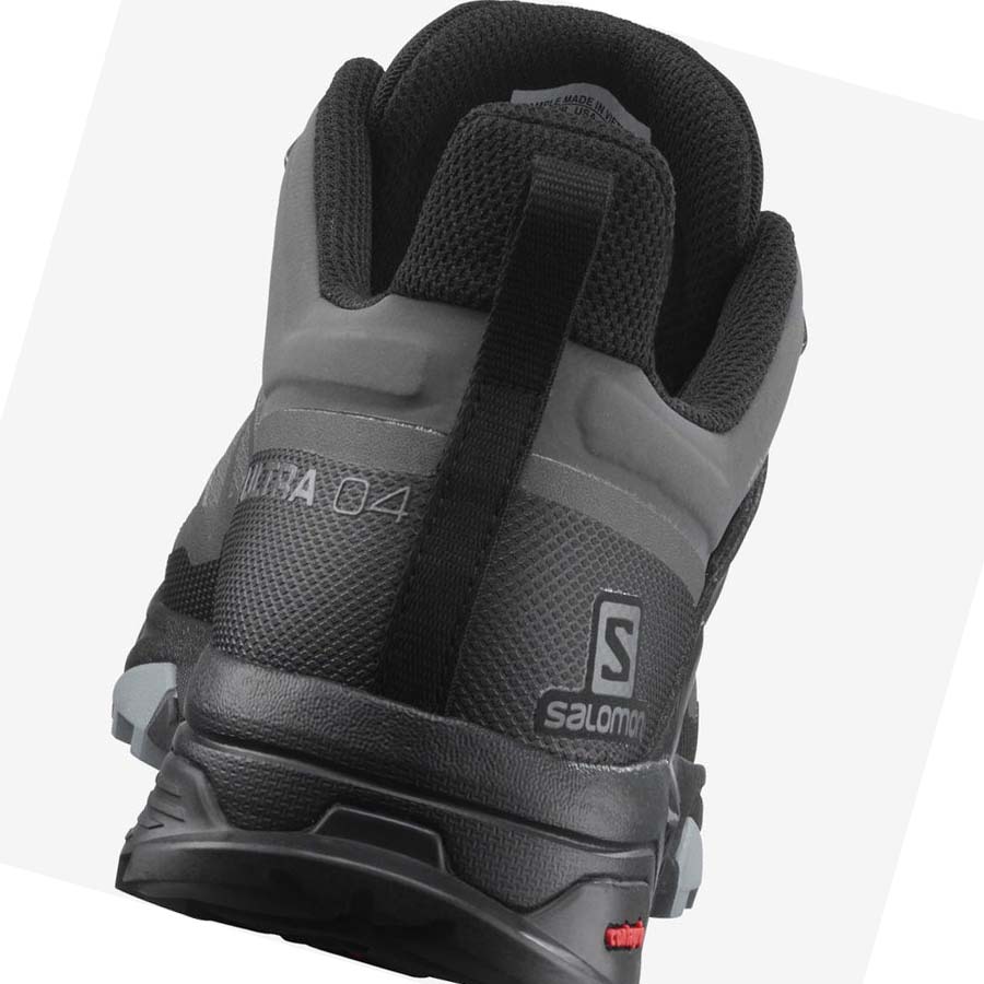 Salomon X ULTRA 4 GORE-TEX Túracipő Férfi Szürke | HU 2032ZUT